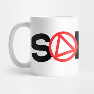 Sober Alcoholics Anonymoous  Symbol Mug